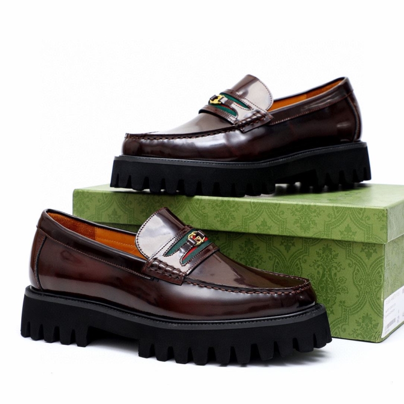 G*u*i leather shoes